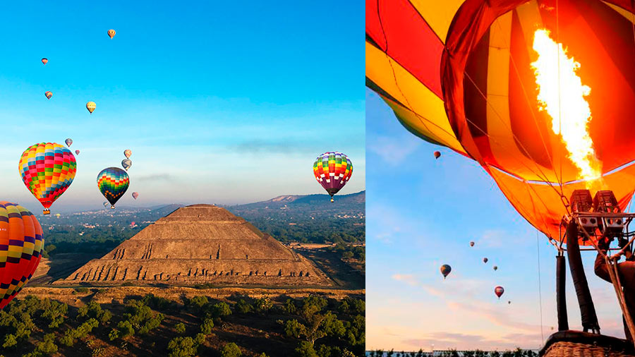 Precios de Volar en los Globos Aerostáticos de Teotihuacán